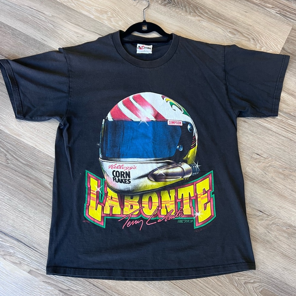 Vintage 1997 Terry Labonte Kellogg’s Corn Flakes Racing Tee Size Large
